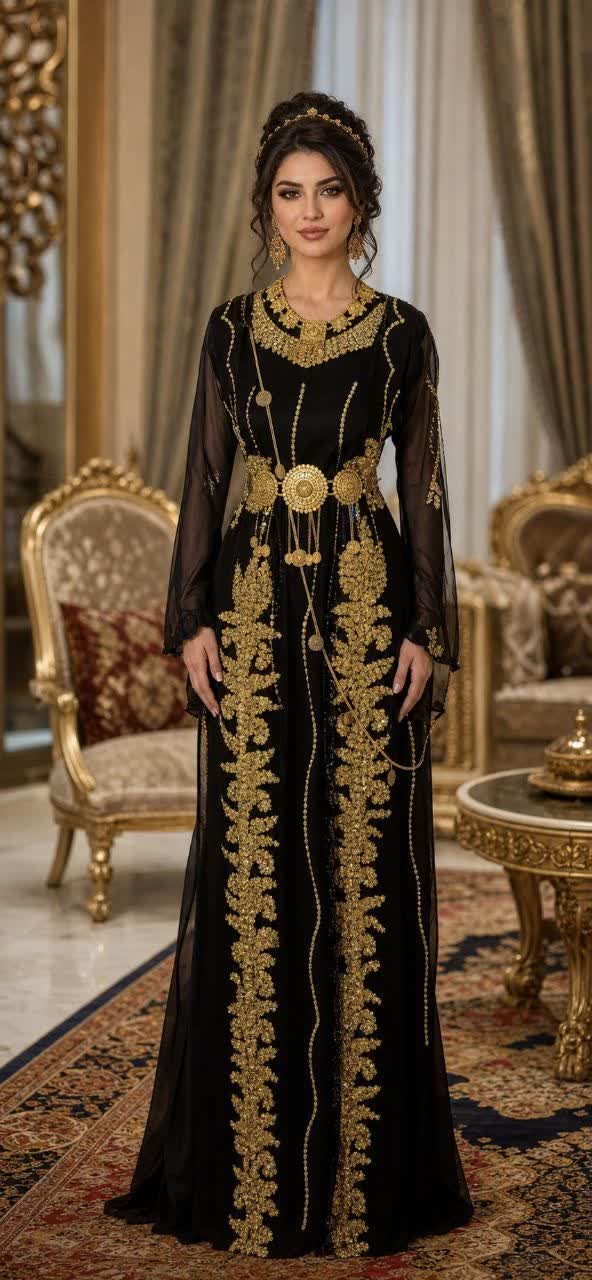 لباس مجلسی جواهر دوزی شده،هنری