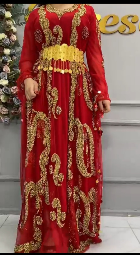 لباس کردی زنانه،لباس مجلسی،یلدایی،عبا، عربی،پیراهن عبا،عبا پیراهن لباس مجلسی