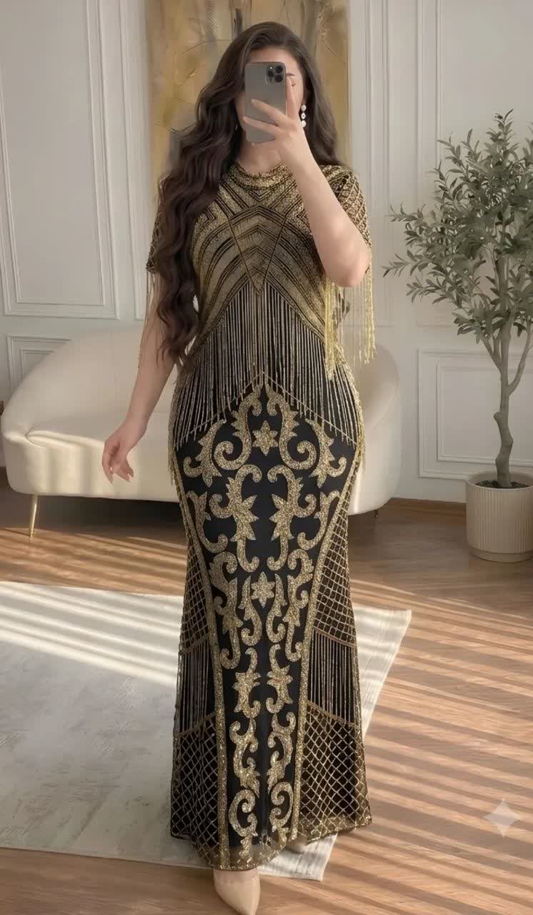 لباس وارداتی فول ملیله و سنگ
