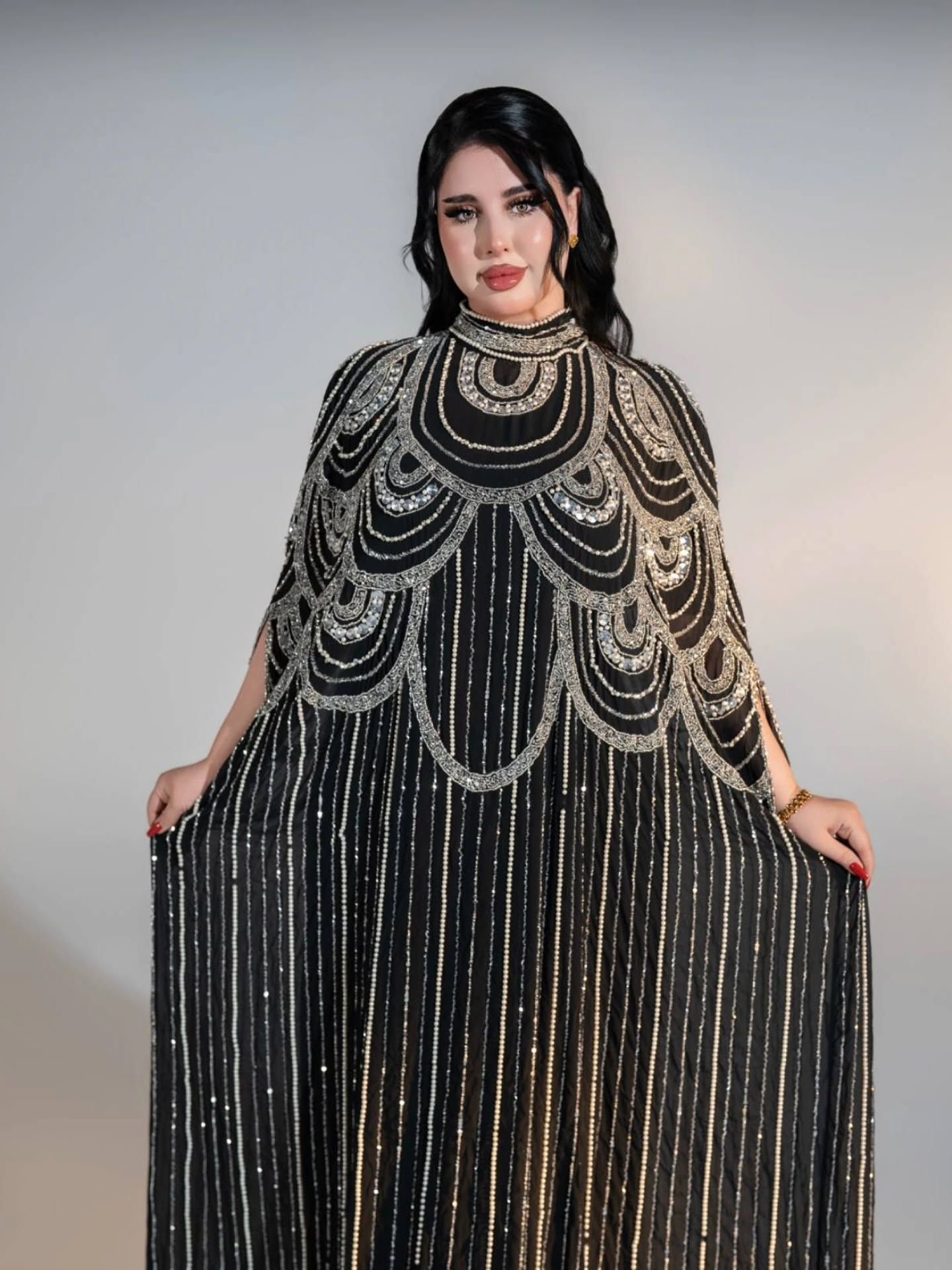 پیراهن مجلسی وارداتی زنانه، پیراهن سنگ و کریستال