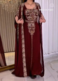 لباس مجلسی وارداتی ۲تیکه گلدوزی و سنگ کاری