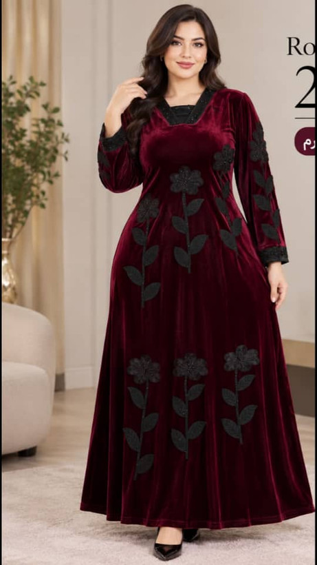 ماکسی مجلسی مخمل وارداتی،ماکسی مجلسی،مخمل مجلسی گلدوزی