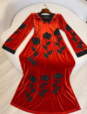 ماکسی مجلسی مخمل وارداتی،ماکسی مجلسی،مخمل مجلسی گلدوزی
