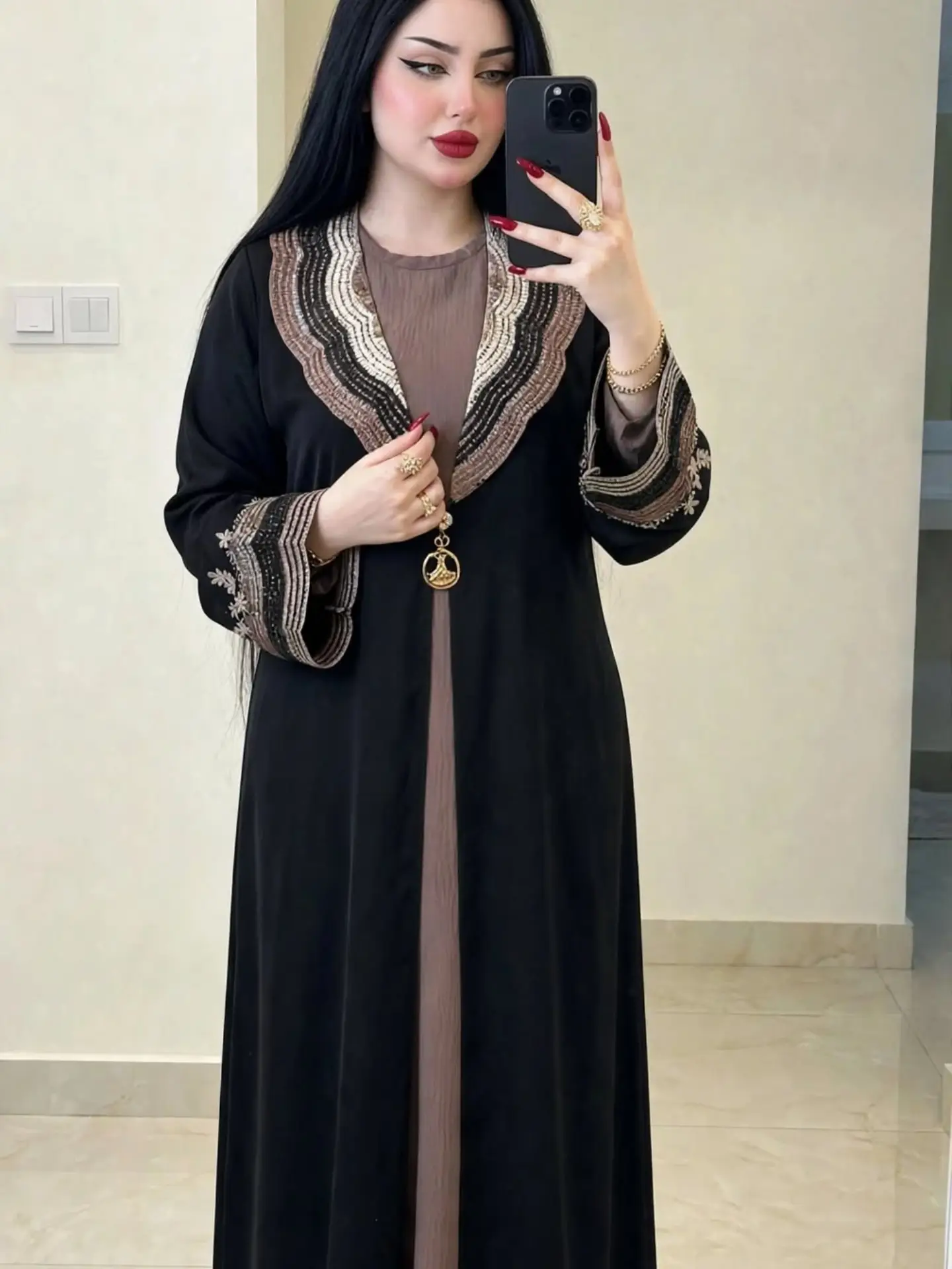 مانتو سرافن اماراتی وارداتی زنانه،عبا سرافن وارداتی زنانه