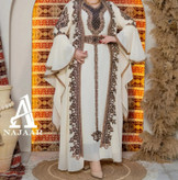 لباس مجلسی زنانه قفطان مغربی حریر،قفطان وارداتی