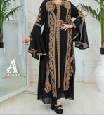 لباس مجلسی زنانه قفطان مغربی حریر،قفطان وارداتی